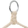 Hamac couleur crème 185 x 125 cm 