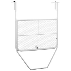 Table de balcon Blanc 60x40 cm Acier 