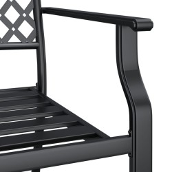 Ensemble à manger de jardin 5 pcs anthracite acier 