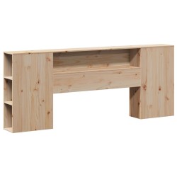 Cadre de lit sans matelas 200x200 cm bois massif de pin 