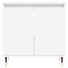 Ensemble d'armoires salle de bain 3 pcs blanc bois d'ingénierie 