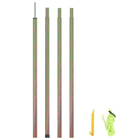 Mât de parasol 250 cm Acier galvanisé 