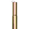 Mât de parasol 250 cm Acier galvanisé 