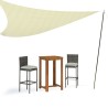 Mât de parasol 250 cm Acier galvanisé 