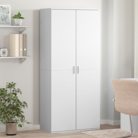 Armoire à chaussures Blanc 80x39x178 cm Bois d'ingénierie 