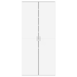 Armoire à chaussures Blanc 80x39x178 cm Bois d'ingénierie 