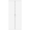 Armoire à chaussures Blanc 80x39x178 cm Bois d'ingénierie 