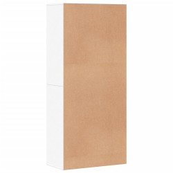 Armoire à chaussures Blanc 80x39x178 cm Bois d'ingénierie 