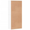 Armoire à chaussures Blanc 80x39x178 cm Bois d'ingénierie 