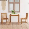 Ensemble à manger de jardin 3 pcs Bois de teck solide 