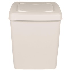 Poubelles à ordures empilables 3 pcs Blanc 75 L Polypropylène 