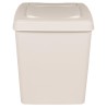 Poubelles à ordures empilables 3 pcs Blanc 75 L Polypropylène 