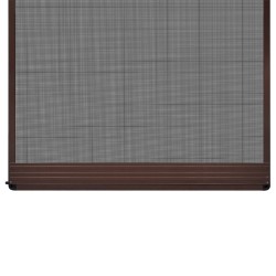 Moustiquaire à charnière pour portes Marron 120x240 cm 