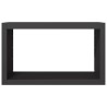 Portant de bois de chauffage noir 100x40x60 cm acier 