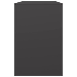Portant de bois de chauffage noir 100x40x60 cm acier 