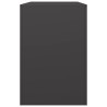 Portant de bois de chauffage noir 100x40x60 cm acier 