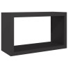 Portant de bois de chauffage noir 100x40x60 cm acier 