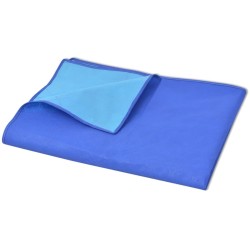 Couverture de pique-nique Bleu et bleu clair 150 x 200 cm 
