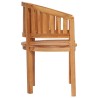 Chaise en forme de banane Bois de teck solide 