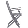 Chaises pliables d'extérieur lot de 6 Bois d'acacia solide 