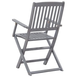 Chaises pliables d'extérieur lot de 6 Bois d'acacia solide 