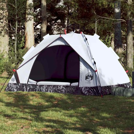 Tente de camping à dôme 3 personnes libération rapide 