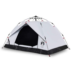 Tente de camping à dôme 3 personnes libération rapide 
