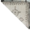 Tapis à tissage plat d'extérieur 115x170 cm Vert et gris 