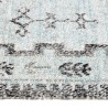 Tapis à tissage plat d'extérieur 115x170 cm Vert et gris 