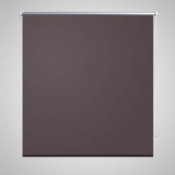 Store enrouleur occultant 120 x 230 cm marron 