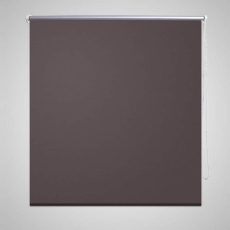 Store enrouleur occultant 120 x 230 cm marron 