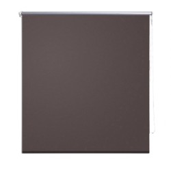 Store enrouleur occultant 120 x 230 cm marron 