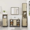 Ensemble de meubles de salle de bain 4 pcs chêne sonoma 