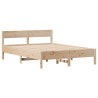 Cadre de lit sans matelas 120x190 cm bois de pin massif 