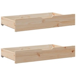 Cadre de lit sans matelas 120x190 cm bois de pin massif 