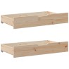 Cadre de lit sans matelas 120x190 cm bois de pin massif 