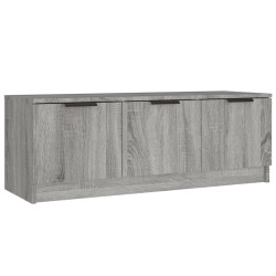 Meuble TV Sonoma gris 102x35x36,5 cm Bois d'ingénierie 