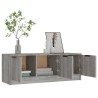 Meuble TV Sonoma gris 102x35x36,5 cm Bois d'ingénierie 