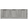 Meuble TV Sonoma gris 102x35x36,5 cm Bois d'ingénierie 