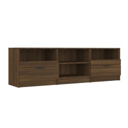 Meuble TV Chêne marron 150x33,5x45 cm Bois d'ingénierie 