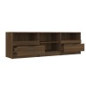 Meuble TV Chêne marron 150x33,5x45 cm Bois d'ingénierie 