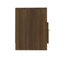 Meuble TV Chêne marron 150x33,5x45 cm Bois d'ingénierie 