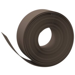 Bordures de jardin 3 pcs marron 10 m 20 cm polyéthylène 