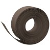 Bordures de jardin 3 pcs marron 10 m 20 cm polyéthylène 