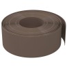 Bordures de jardin 3 pcs marron 10 m 20 cm polyéthylène 