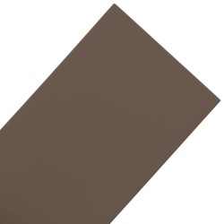 Bordures de jardin 3 pcs marron 10 m 20 cm polyéthylène 