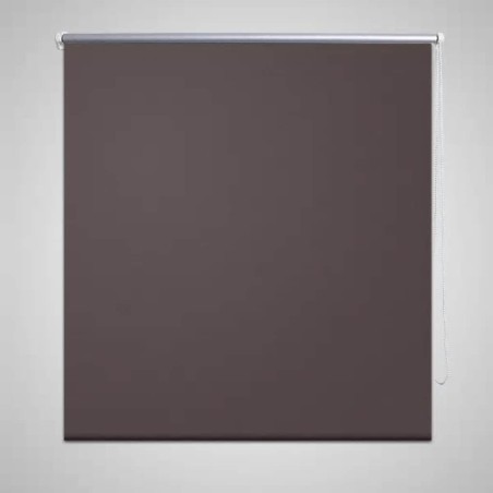 Store enrouleur occultant 100 x 230 cm marron 