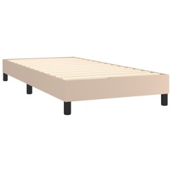 Sommier à lattes de lit avec matelas Cappuccino 80x200 cm 