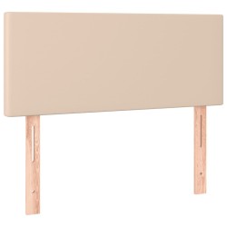 Sommier à lattes de lit avec matelas Cappuccino 80x200 cm 