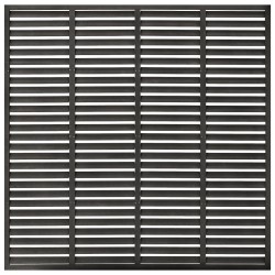 Clôture à persiennes WPC 180x180 cm gris foncé 